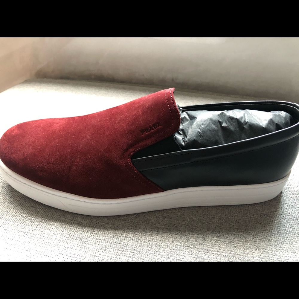 Men’s Prada Suede Slip on sneakers